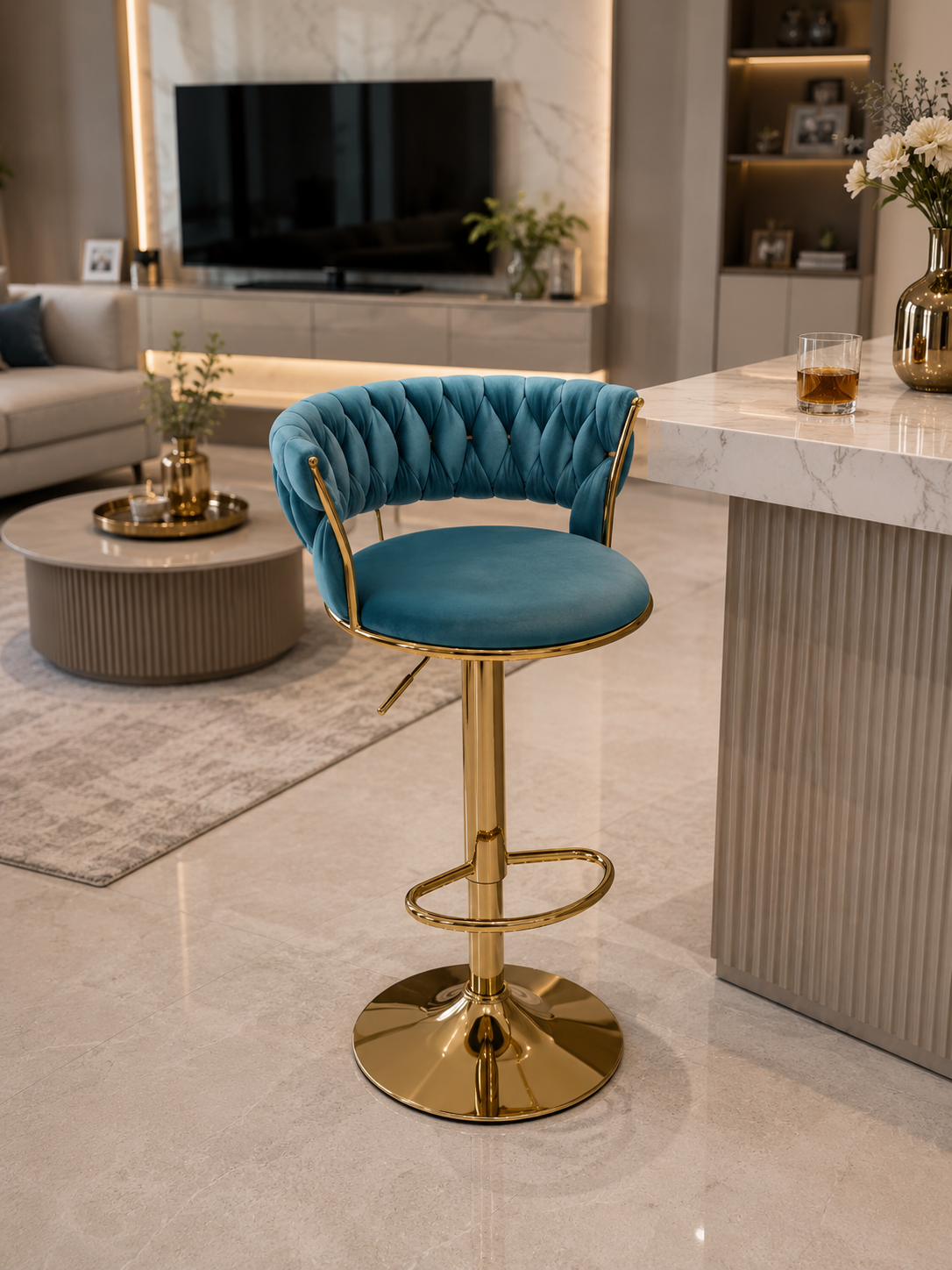 Tabouret Impérial Bleu™