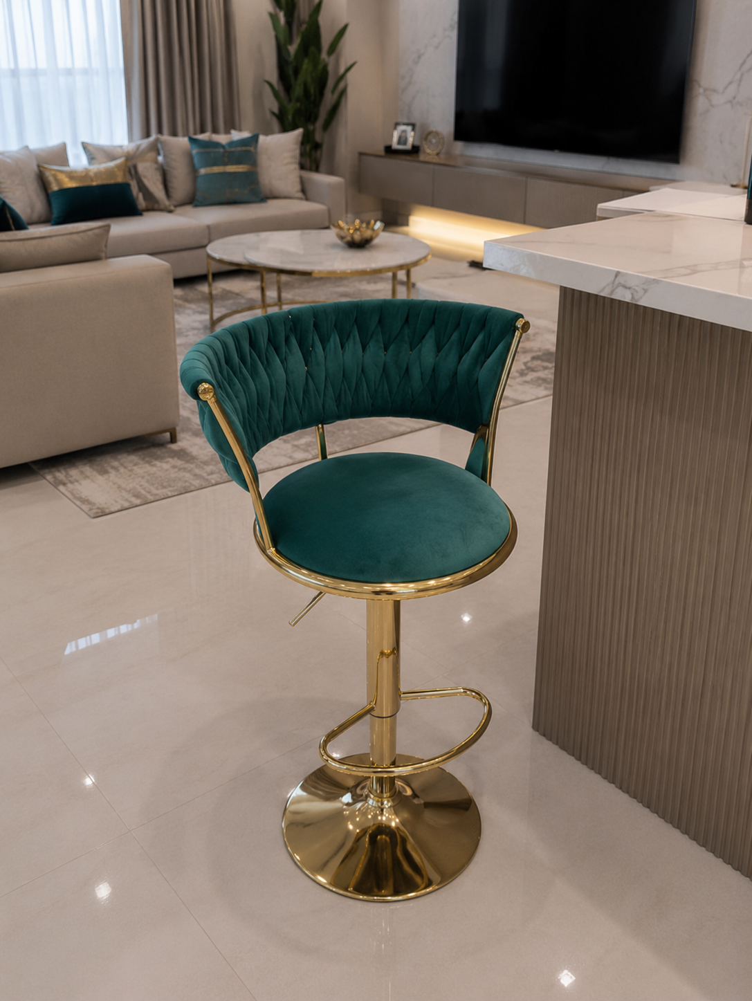 Tabouret Éclipse Vert™